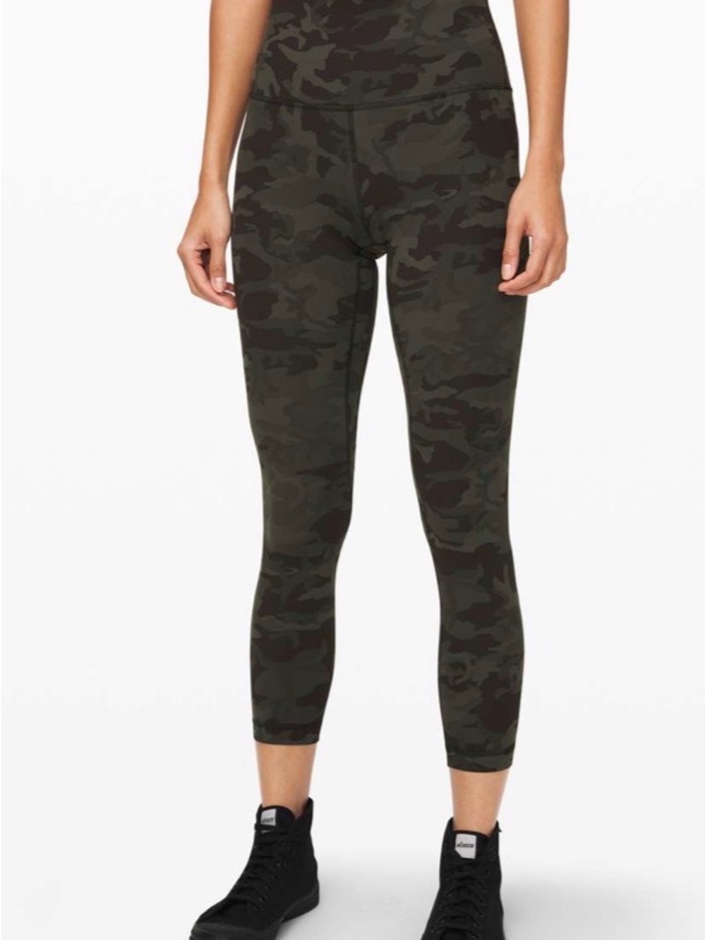 lululemon athletica Olive Green Camo High-Rise Leggings